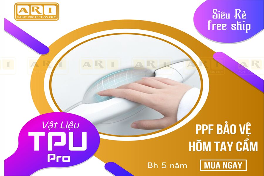 PPF dán tay nắm - hõm cửa dòng PRO