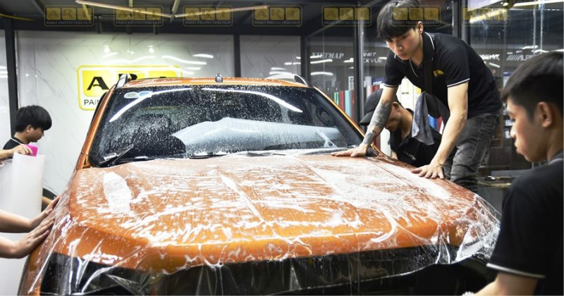 Dán PPF xe Ford Ranger. Bảo vệ sơn xe luôn bóng như phủ Ceramic
