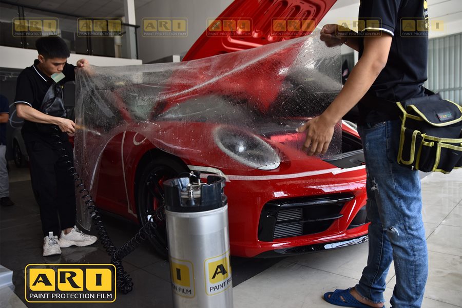 Dán PPF bảo vệ sơn xe Porsche 911 Targa 4 GTS