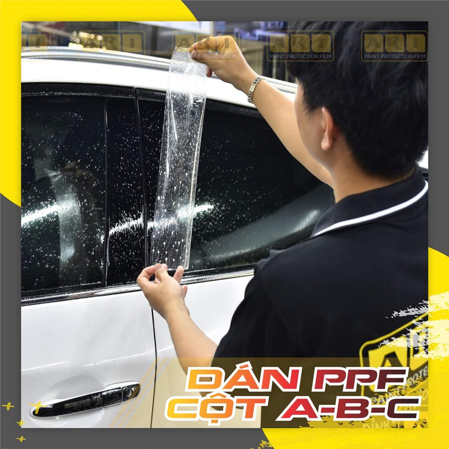 Dán PPF bảo vệ đèn pha - Cột BC xe hơi ô tô thương hiệu ARI