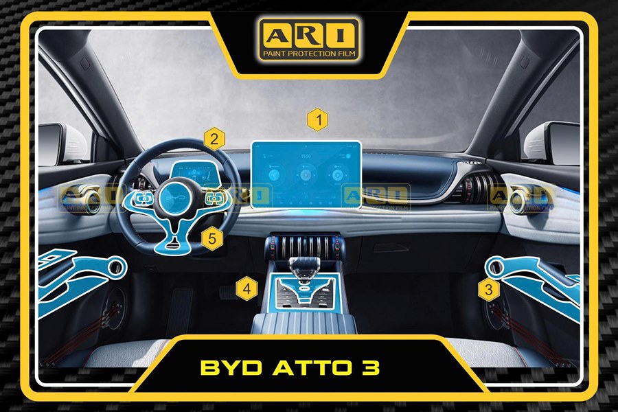 Dán PPF nội thất BYD Atto 3