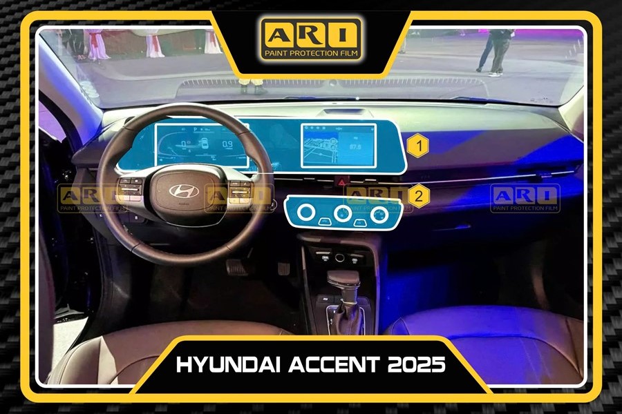 Dán PPF nội thất Hyundai Accent 2025