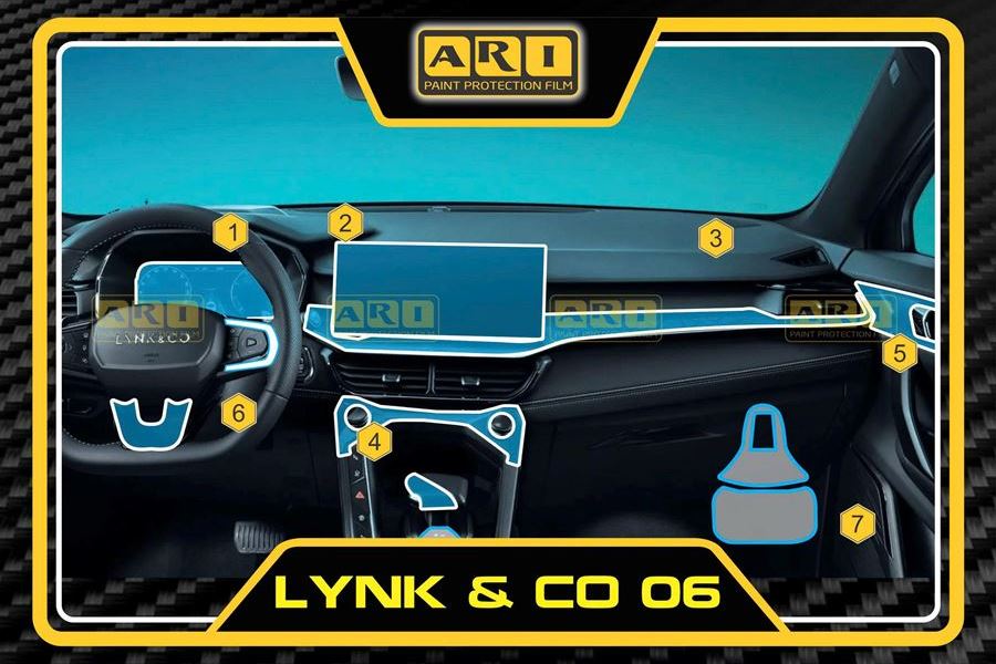 Dán PPF nội thất Lynk & Co 06