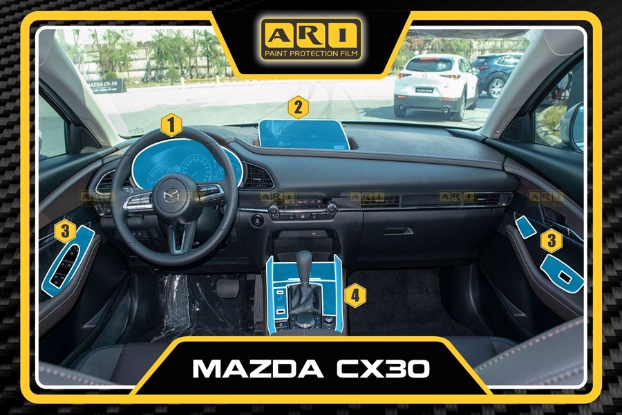 Dán PPF nội thất Mazda CX-30