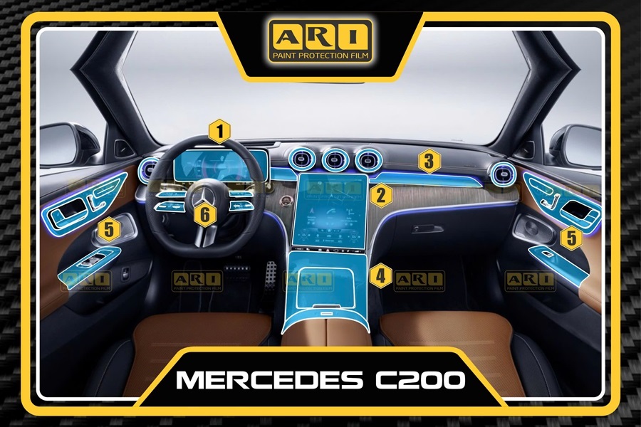Dán PPF nội thất Mercedes C200