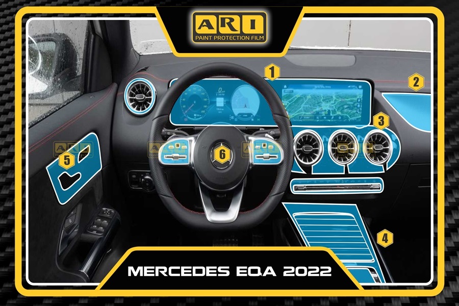 Dán PPF nội thất Mercedes EQA