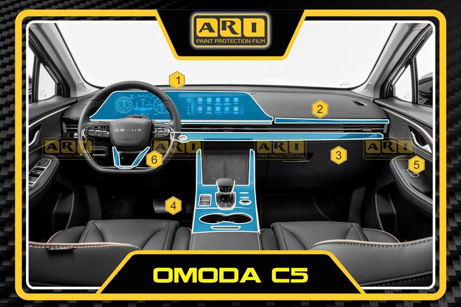 Dán PPF nội thất Omoda C5