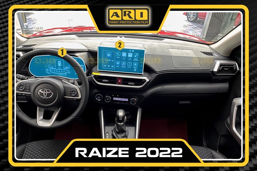 Dán PPF nội thất Toyota Raize 2022