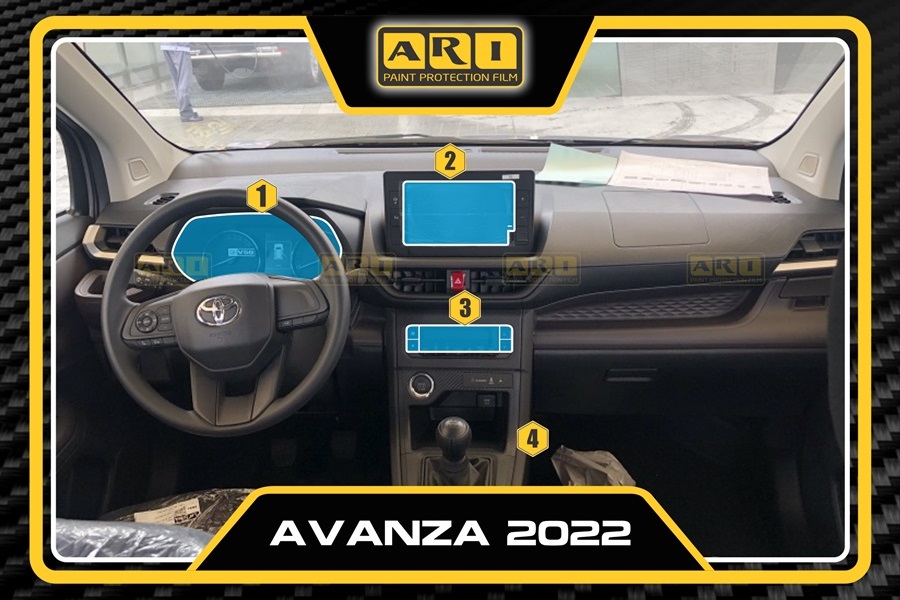 Dán PPF nội thất Toyota Avanza 2022
