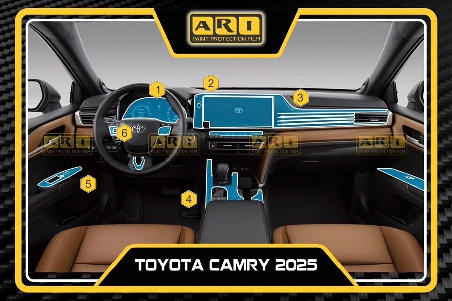 Dán PPF nội thất Toyota Camry 2025