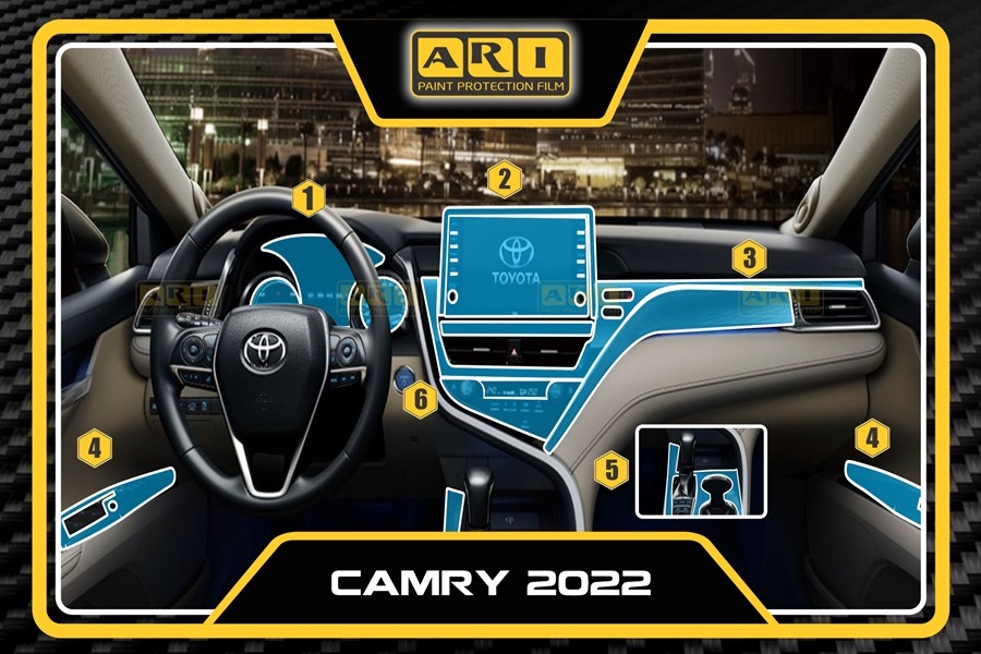 Dán PPF nội thất Toyota Camry 2022