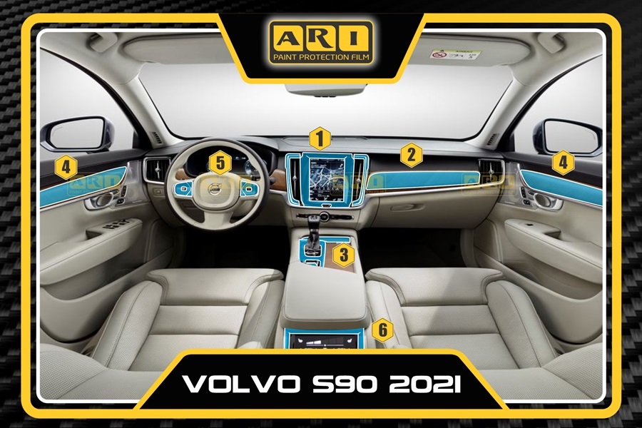 Dán PPF nội thất Volvo S90 2021