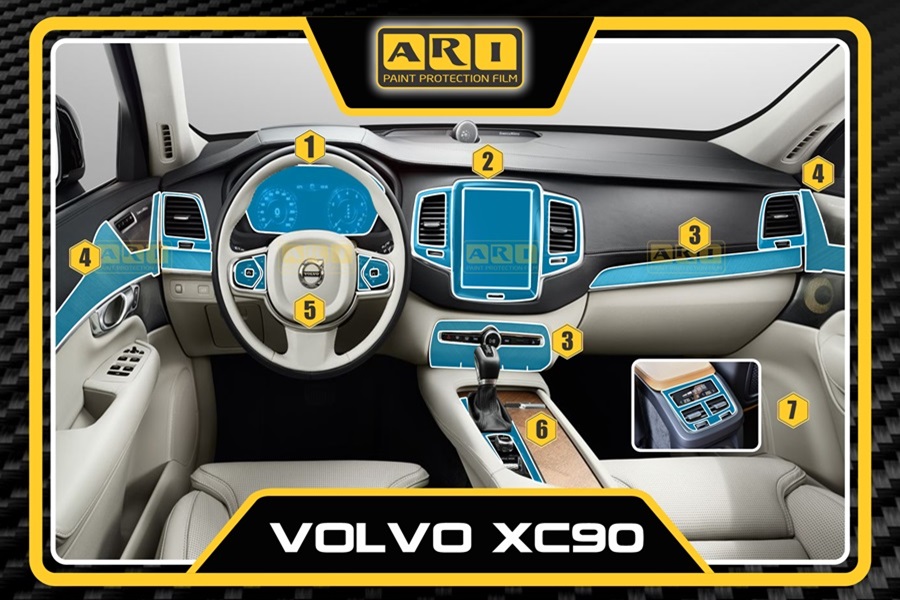 Dán PPF nội thất Volvo XC90