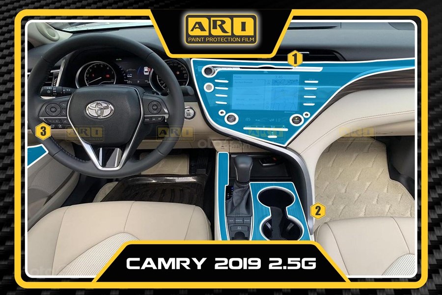 Dán PPF nội thất Camry 2019 2.5G