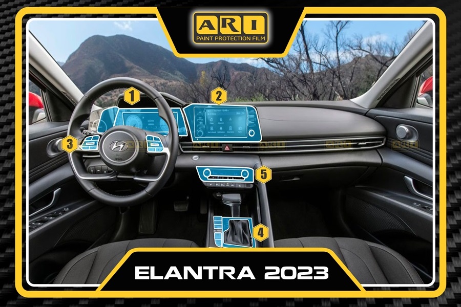 Dán PPF nội thất Hyundai Elantra 2023