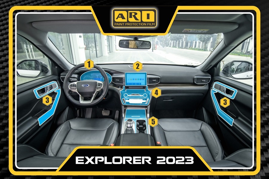Dán PPF nội thất Ford Explorer 2023