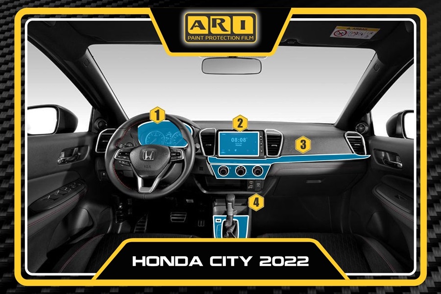 Dán PPF nội thất Honda City 2022