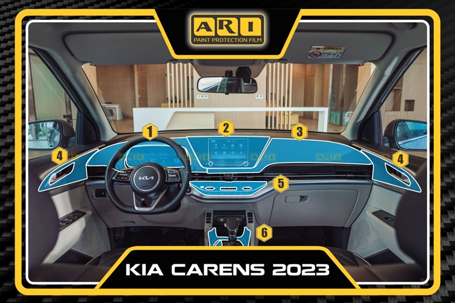Dán PPF nội thất Kia Carens 2023