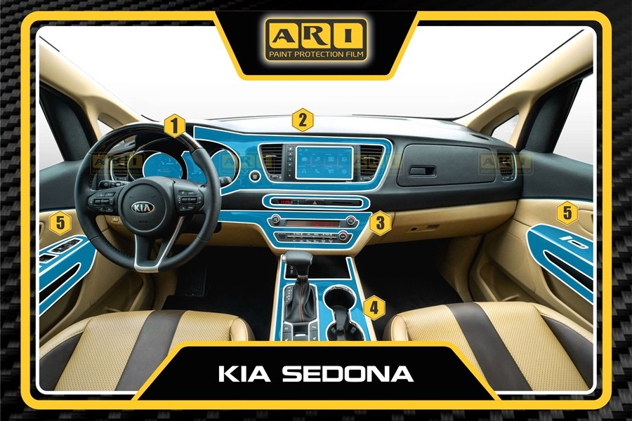 Dán PPF nội thất KIA Sedona