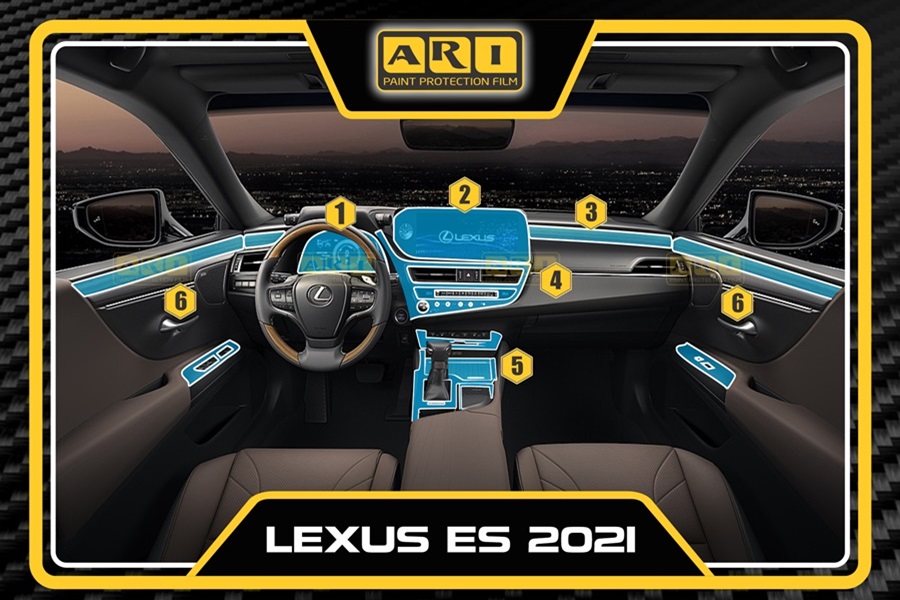 Dán PPF nội thất Lexus ES