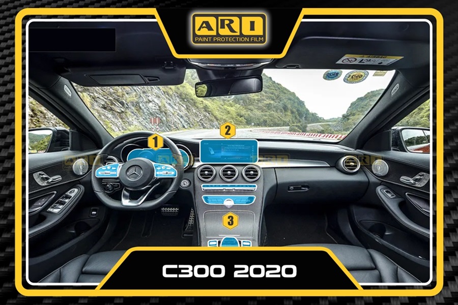 Dán PPF nội thất xe Mercedes C300 2020