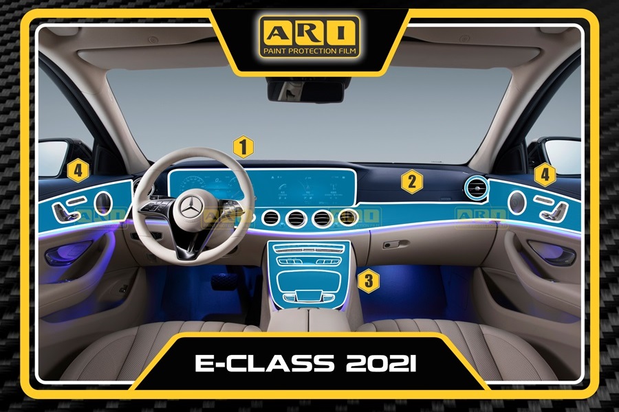 Dán PPF nội thất xe Mercedes E-Class