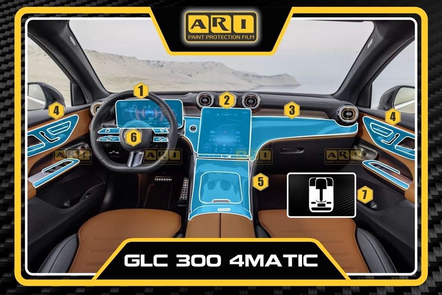Dán PPF nội thất Mercedes GLC 300 4MATIC