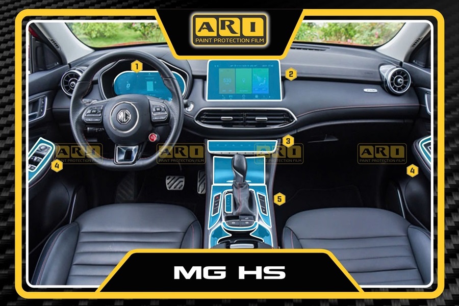 Dán PPF nội thất MG HS