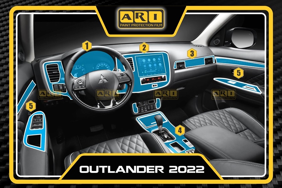 Dán PPF nội thất Outlander 2022