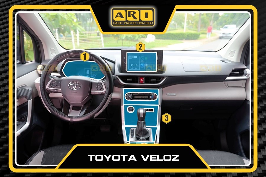 Dán PPF nội thất Toyota Veloz