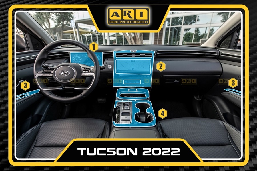 Dán PPF nội thất Hyundai Tucson 2022