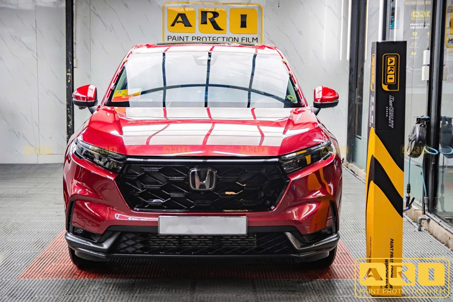 Dán PPF xe Honda CRV màu đỏ