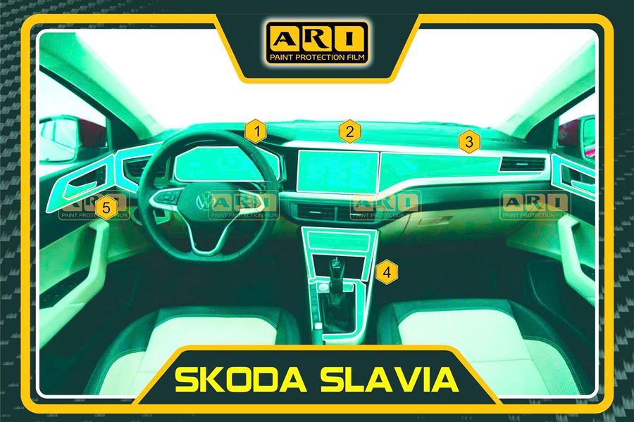 Dán PPF nội thất Skoda Slavia