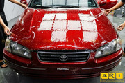 Dán PPF xe Toyota Camry màu đỏ - Hình 2