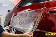 Dán PPF xe Toyota Camry màu đỏ - Hình 3