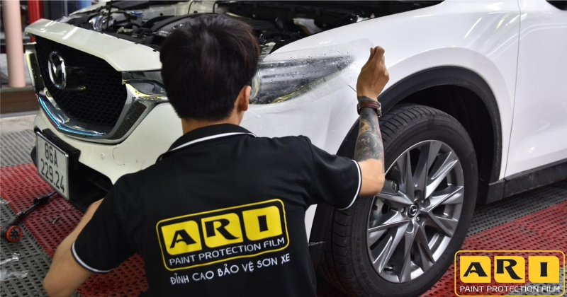 Dán PPF xe Mazda CX5. Bảo vệ nội thất - Đèn, cột BC luôn mới