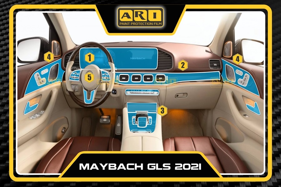 Dán PPF nội thất Maybach GLS 2021