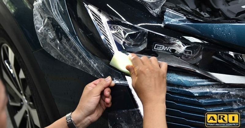 Peugeot dán film PPF đèn xe - Đảm bảo khả năng chiếu sáng tối ưu