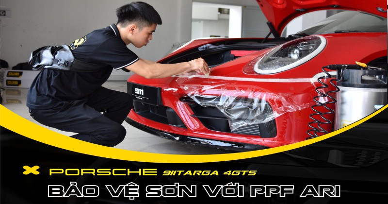 PORSCHE 911TARGA 4GTS dán Full PPF ARI