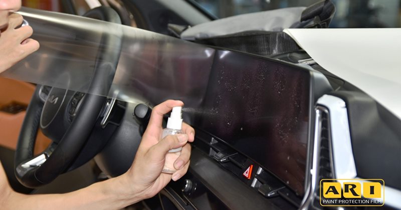 Quy trình dán PPF nội thất xe hơi – Địa chỉ dán PPF nội thất xe hơi ô tô huyện Cần Giờ